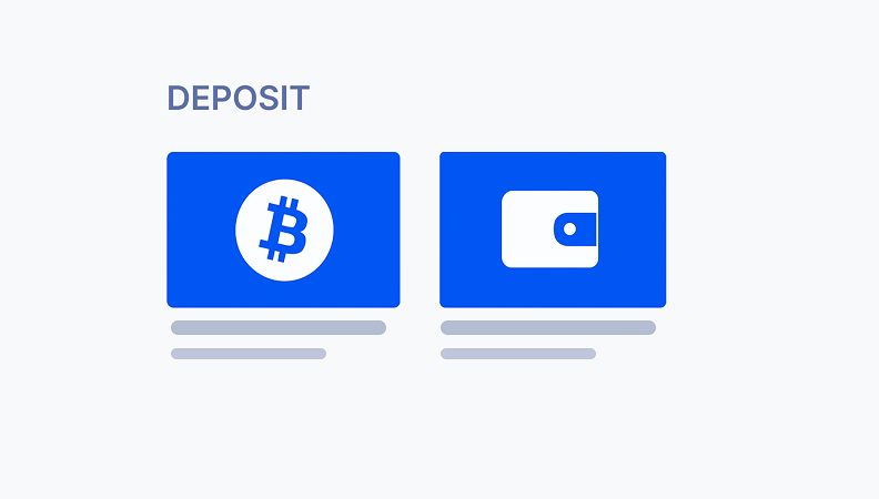 Make a deposit.